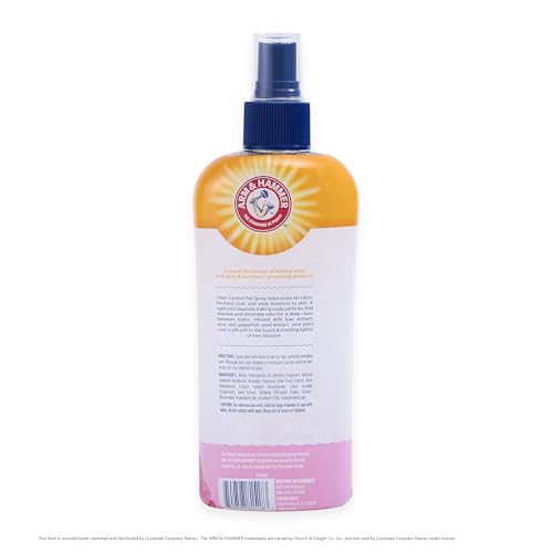 Arm & Hammer for Pets Super Deodorizing Spray for Dogs | Best Odor Eliminating Spray for All Dogs & Puppies That Smells Great, 8 Ounces