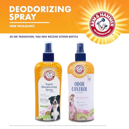 Arm & Hammer for Pets Super Deodorizing Spray for Dogs | Best Odor Eliminating Spray for All Dogs & Puppies That Smells Great, 8 Ounces