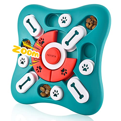 Dog Puzzle Toys, Treat Dispensing Dog Enrichment Toys for IQ Training and Brain Stimulation, Interactive Mentally Stimulating Toys as Gifts for Puppies, Cats, Dogs